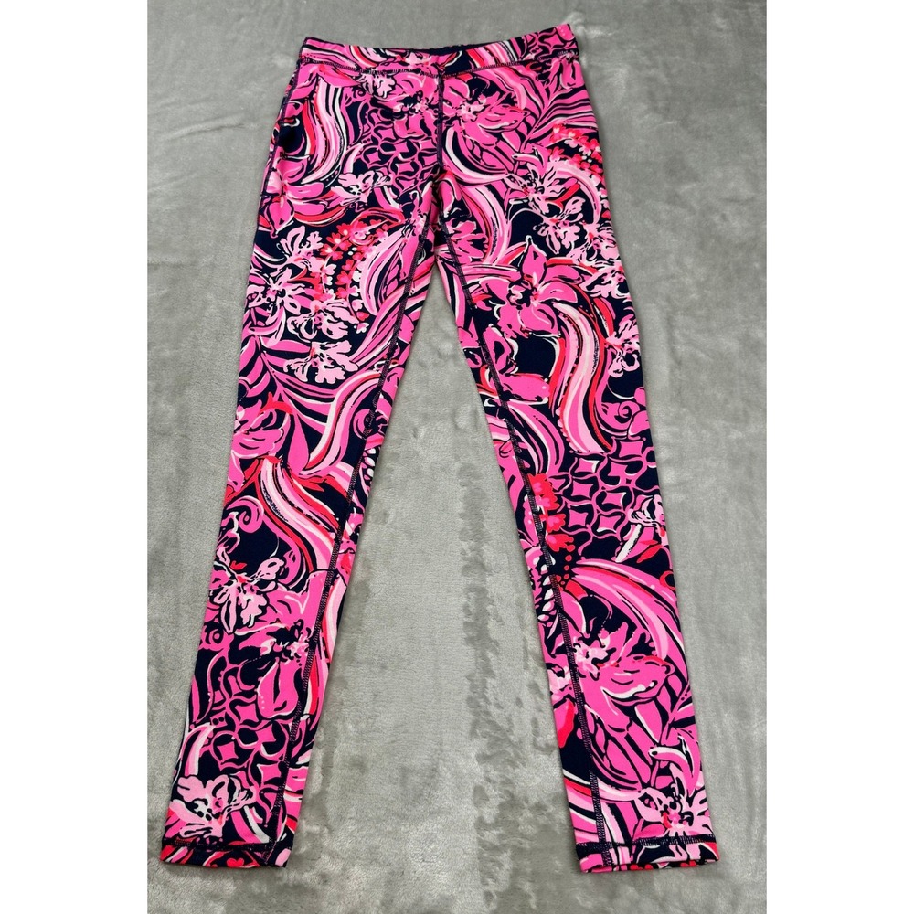 Lilly Pulitzer Luxletic Girls XL 12-14 Luxletic Mini Weekender Leggings